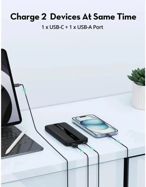 پاوربانک 22.5 وات راوپاور مدل RP-PB1236 PD Pioneer ظرفیت ۱۰۰۰۰ میلی‌آمپر-1