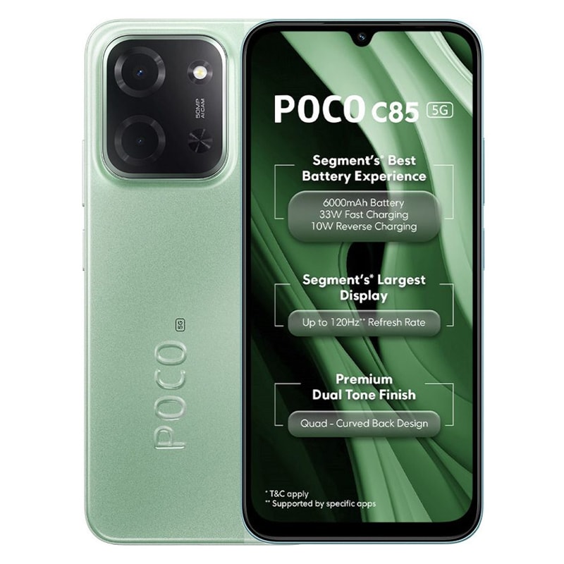 گوشی شیائومی پوکو C85 ظرفیت 128GB رم 6GB-0