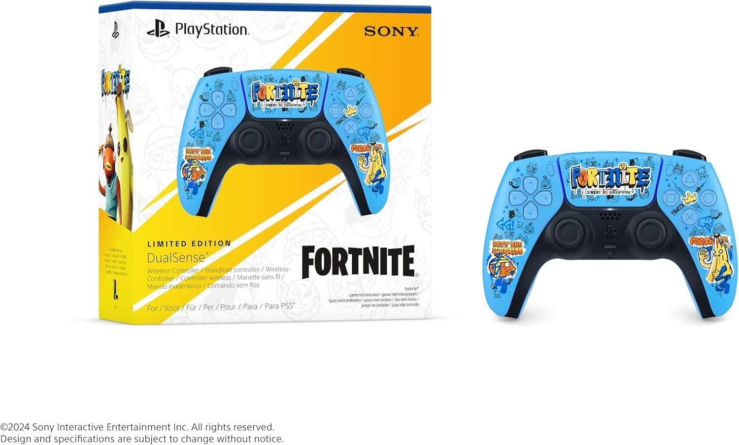 دسته بازی سونی مدل DualSense Fortnite Limited Edition-5
