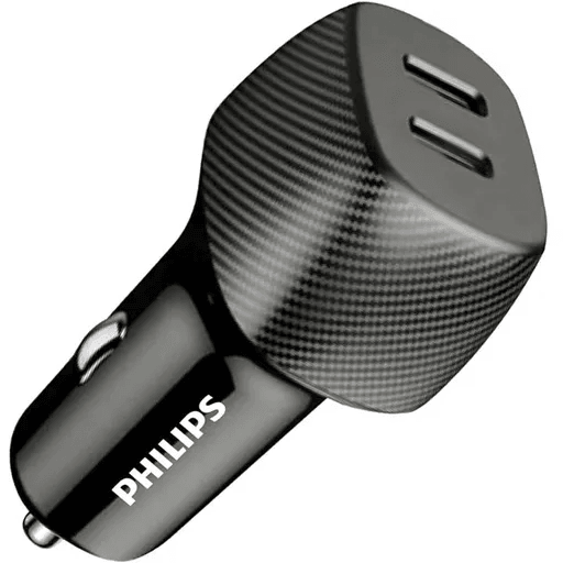 شارژر فندکی 60 وات فیلیپس مدل DLP5522CC-1