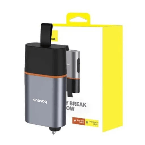 چکش اضطراری باسئوس مدل SharpTool Series Emergency Hammer Pro-7
