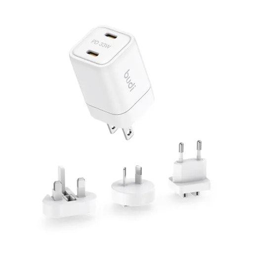 شارژر دیواری 33 وات بودی مدل AC016RSW-0
