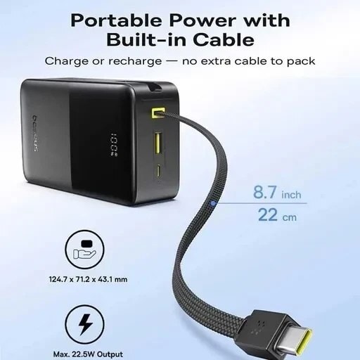 پاوربانک 22.5 وات باسئوس مدل  EnerFill FC51 Bipow2 Pro ظرفیت 30000 میلی‌آمپر-3