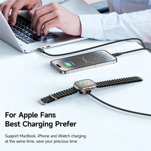 کابل شارژ ۳ کاره USB-C مک دودو مدل CA-4940-2
