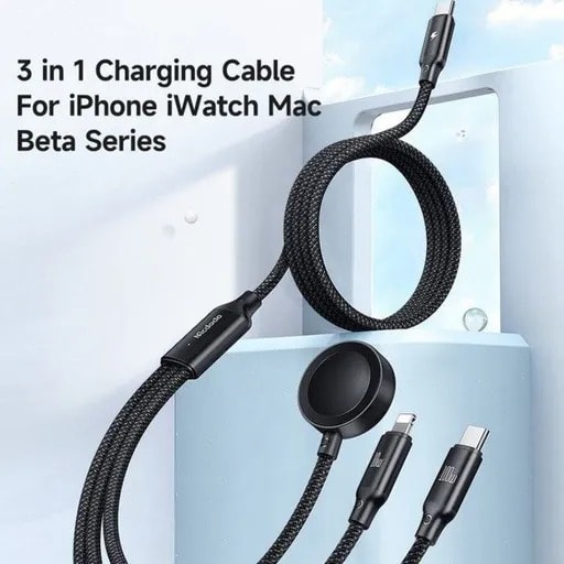 کابل شارژ ۳ کاره USB-C مک دودو مدل CA-4940-1