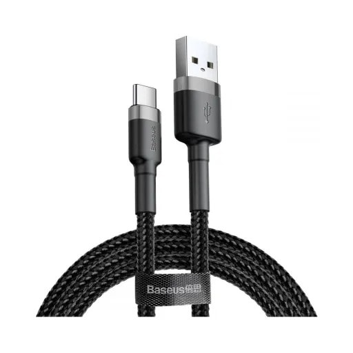 کابل شارژ USB به USB-C باسئوس مدل Cafule CATKLF-CG1-0