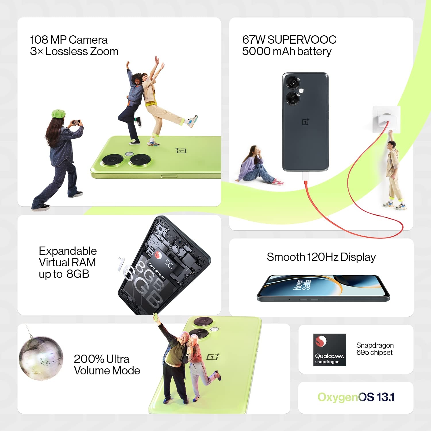 وان‌ پلاس نورد CE 3 لایت ظرفیت 128GB رم 8GB-10