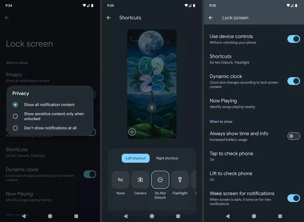 شخصی‌سازی صفحه قفل