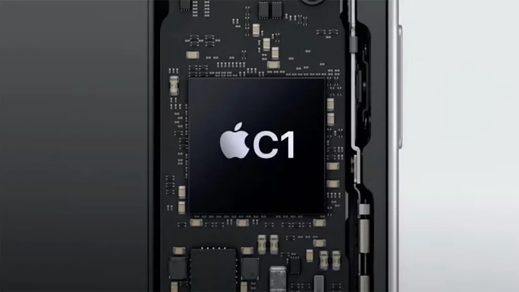 Apple C1 modem chip