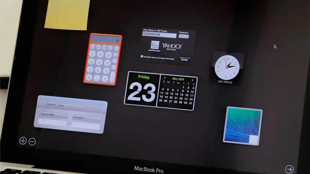 Dashboard mac