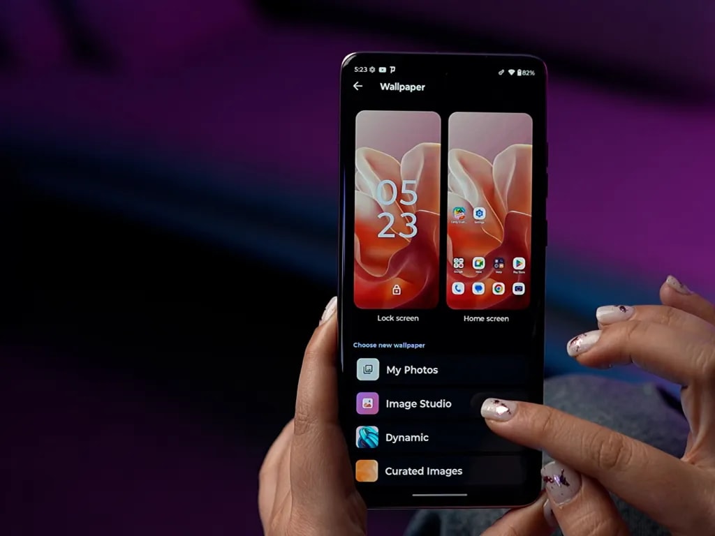 شخصی‌سازی روی گوشی اج ۶۰ فیوزن