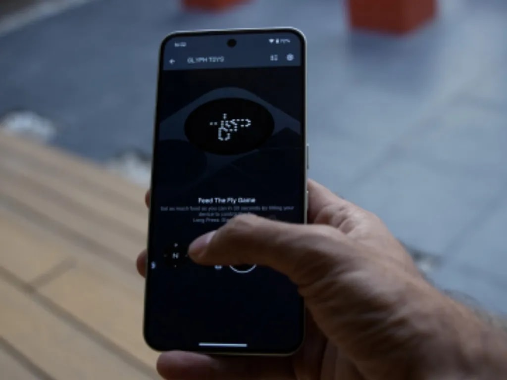 شخصی‌سازی LED گوشی ناتینگ فون ۳