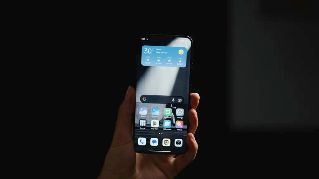 صفحه نمایش گوشی شیائومی ۱۵