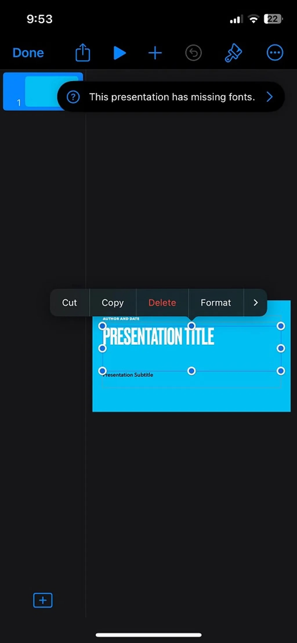 اپلیکیشن keynote