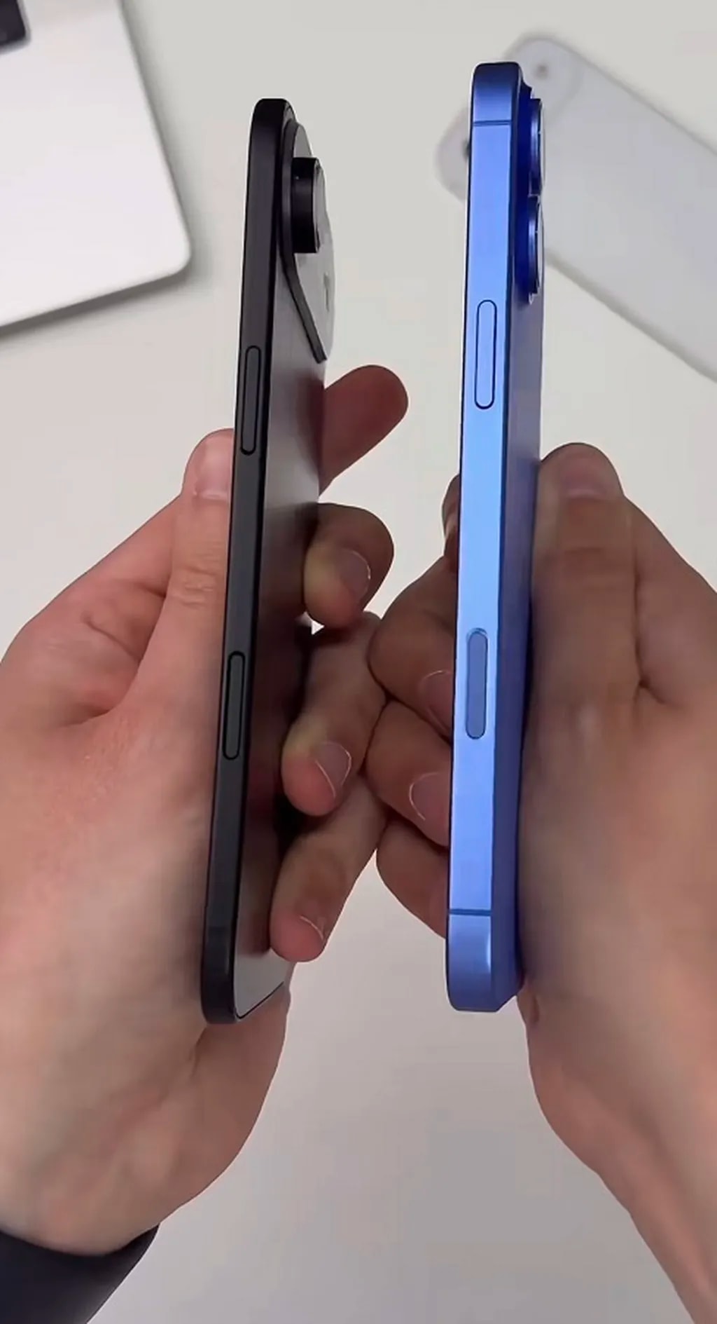 آیفون ۱۷ ایر در کنار ۱۶ پلاس