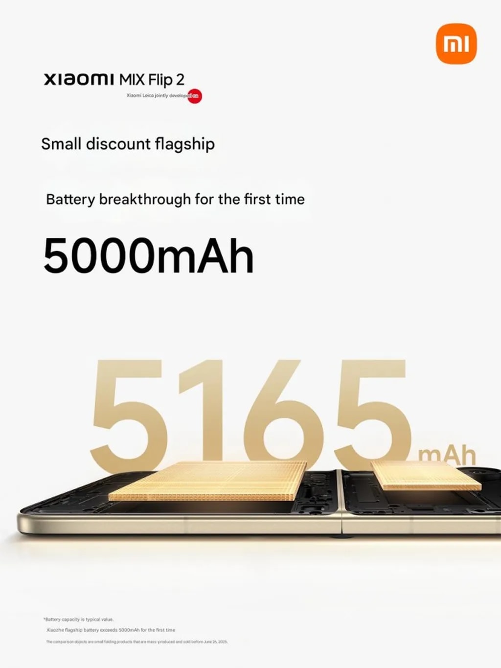 باتری شیائوم میکس فلیپ ۲