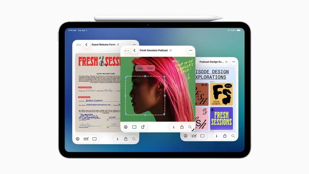 برنامه preview در ipados 26
