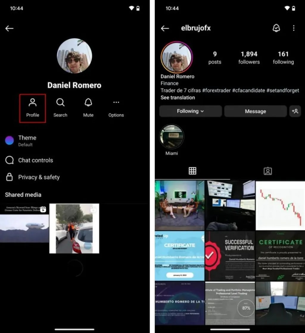متوجه‌شدن بلاک‌شدن با استفاده از دایرکت اینستاگرام