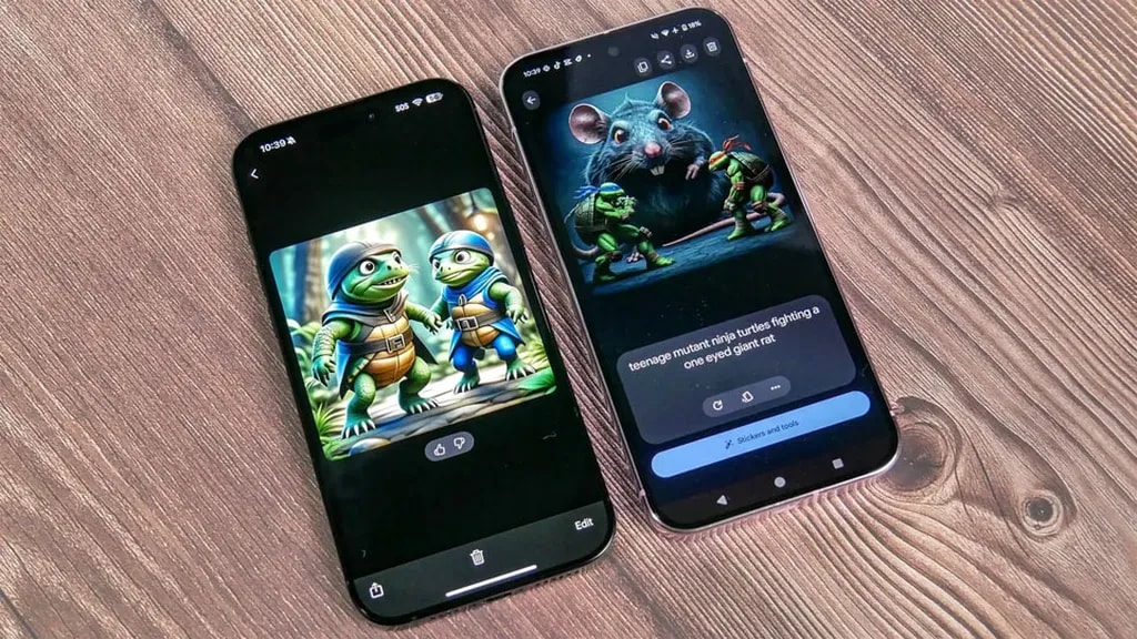 iPhone 16 and pixel 9