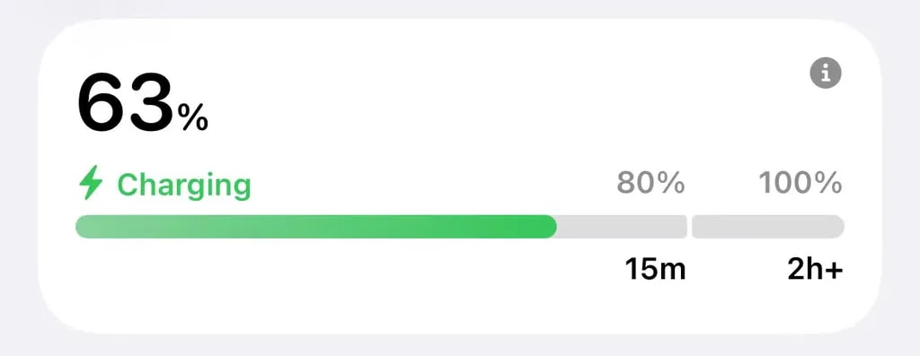 مدت زمان شارژ شدن