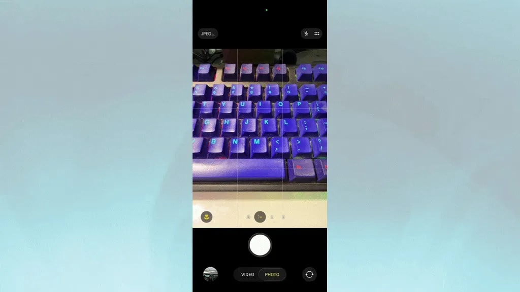 منوی مخفی دوربین