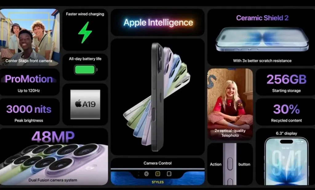 مشخصات آیفون ۱۷