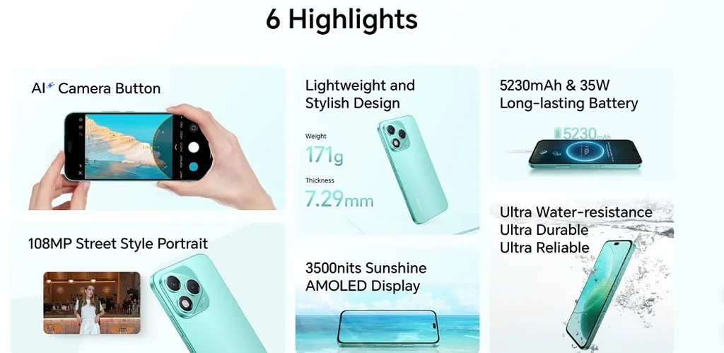 مشخصات فنی آنر ۴۰۰ لایت