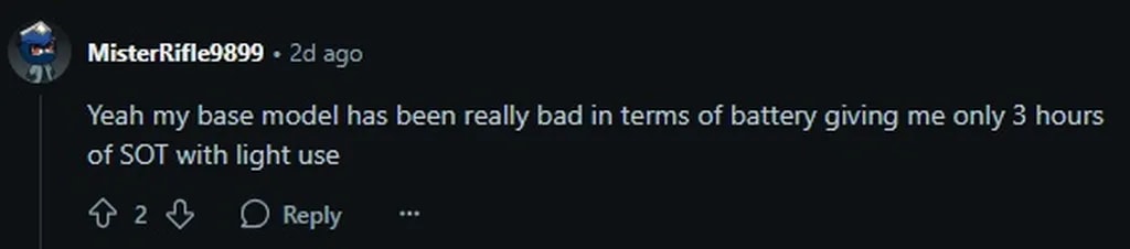 مشکل تخلیه باتری گلکسی اس ۲۳