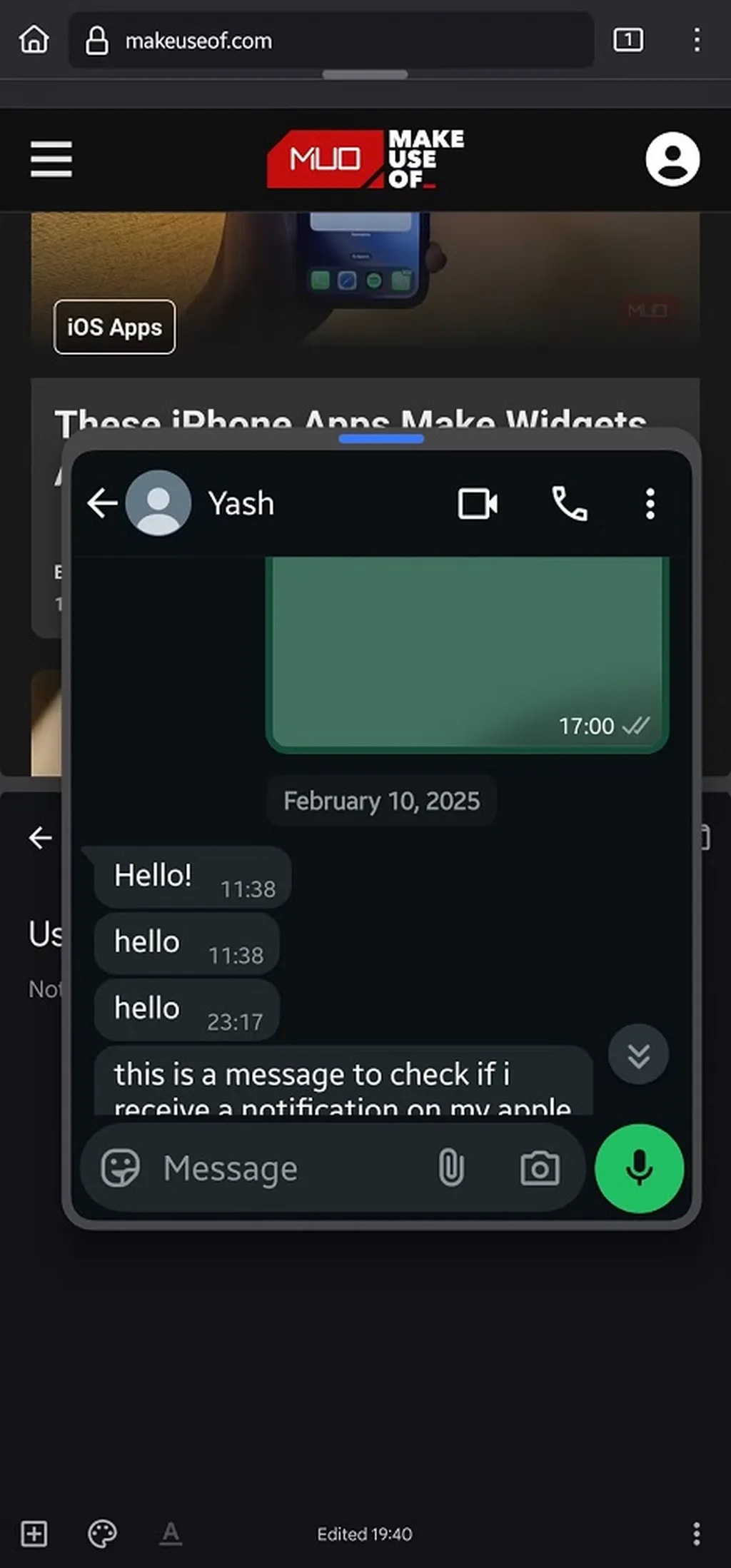 قابلیت floating window