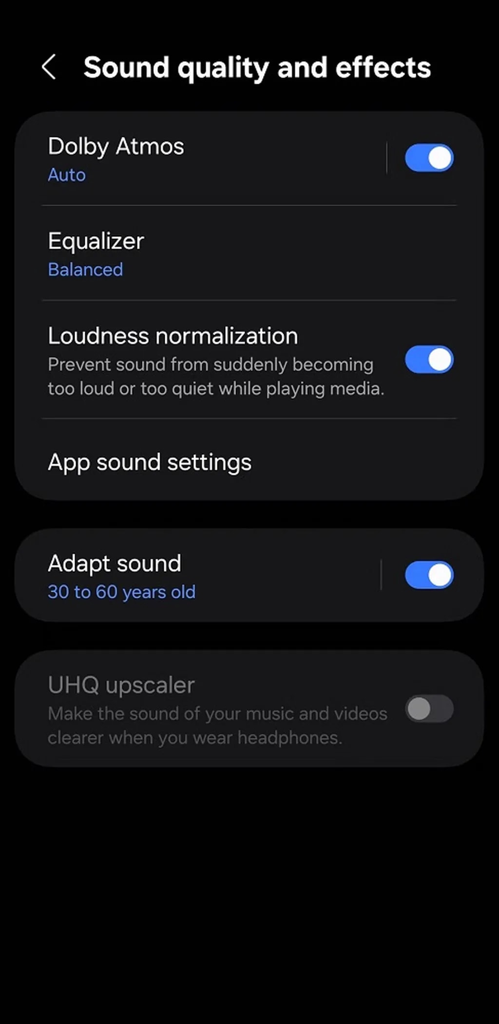 قابلیت loudness normalization