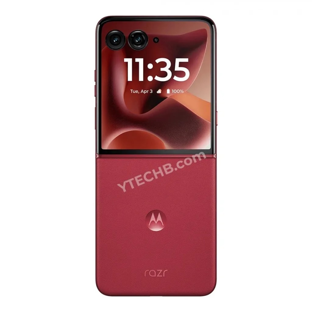 رنگ قرمز razr 60 ultra