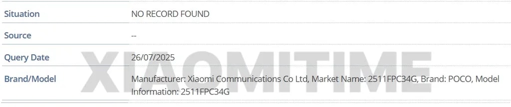 شناسه پوکو X8 پرو