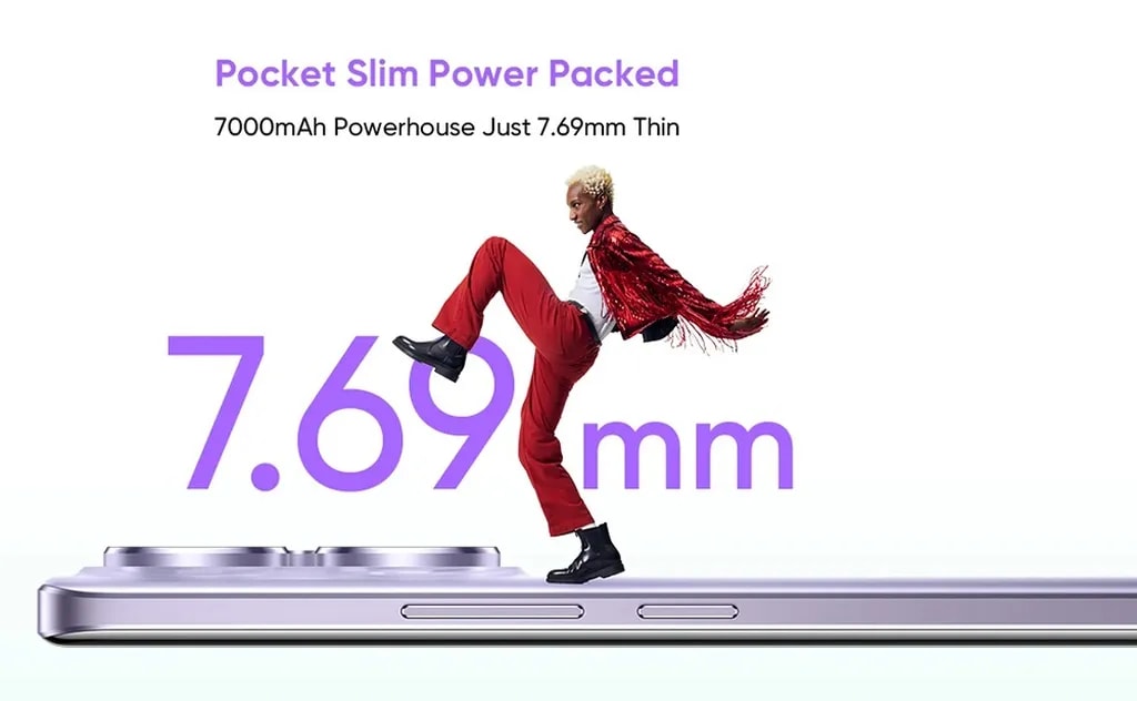 تیزر ضخامت ریلمی ۱۵ پرو