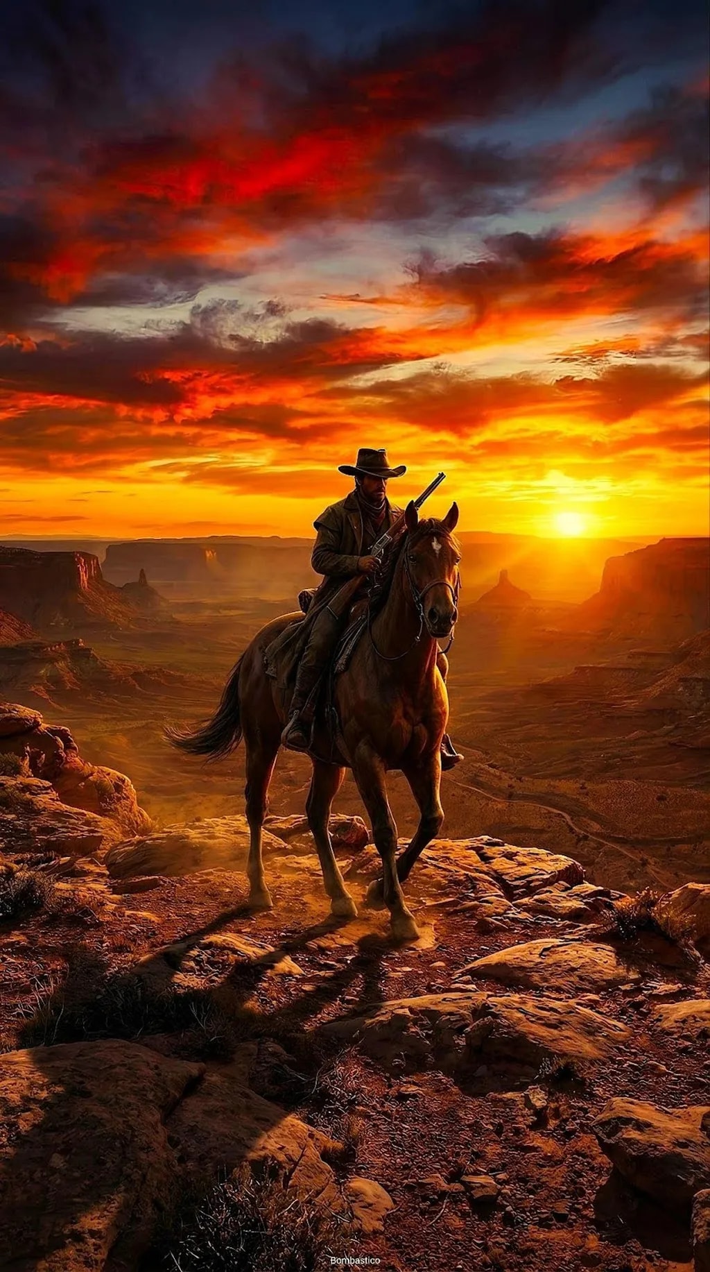 والپیپر غروب و شخصیت فیلم