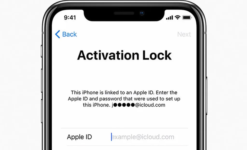 Activation lock Apple