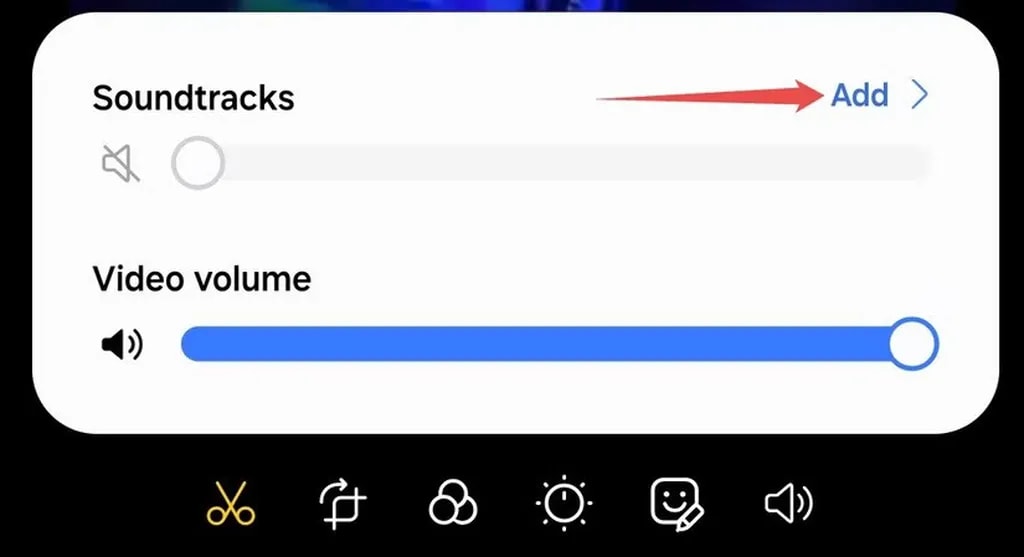 افزودن موسیقی پس‌زمینه 