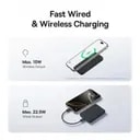 پاوربانک باسئوس مدل EnerFill FM11 Ultra Mini Magnetic ظرفیت 100۰۰ میلی‌آمپر-1