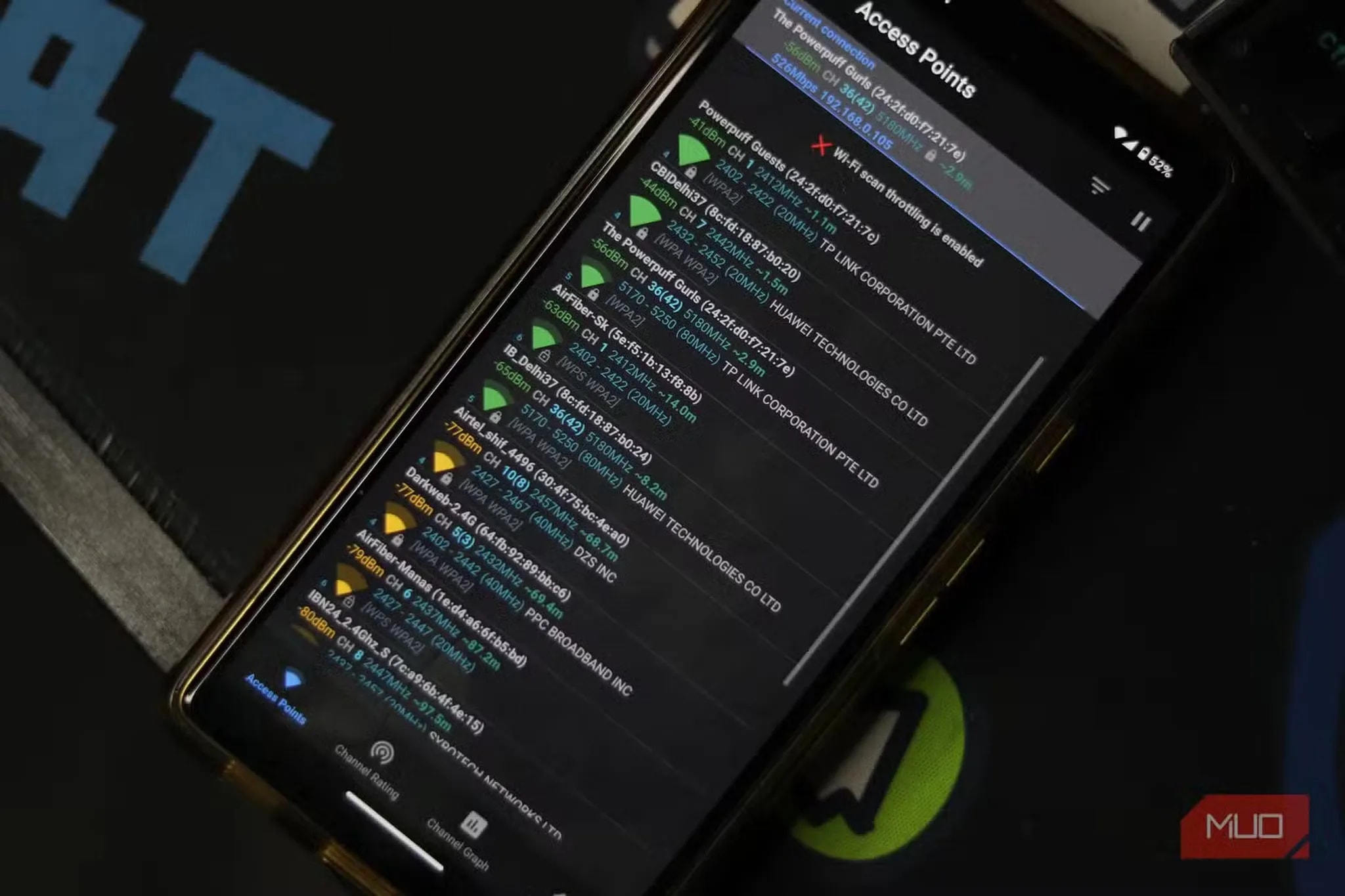 تنظیم صحیح کانال و فرکانس وای‌فای