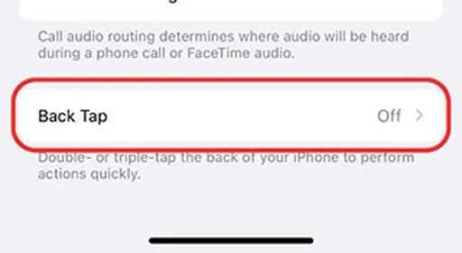 تنظیمات آیفون