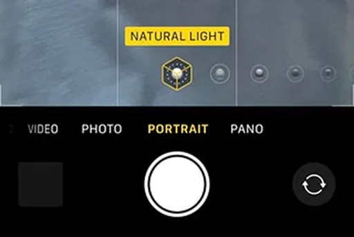 حالت پرتره در آیفون