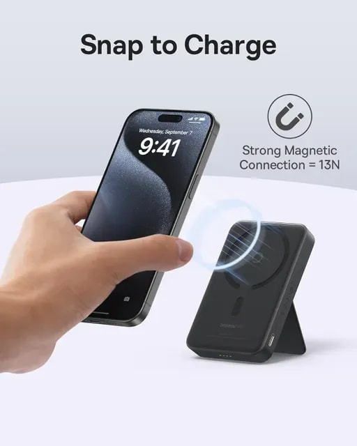 پاوربانک باسئوس مدل MagPro ظرفیت ۵۰۰۰ میلی‌آمپر-2