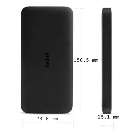 پاوربانک شیائومی مدل Redmi PB100LZM ظرفیت ۱۰۰۰۰ میلی‌آمپر-2