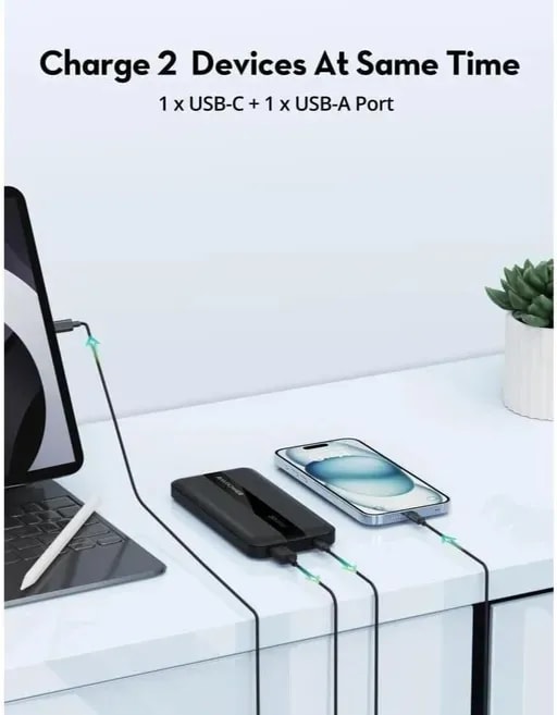 پاوربانک راوپاور مدل RP-PB1236 PD Pioneer ظرفیت ۱۰۰۰۰ میلی‌آمپر-1