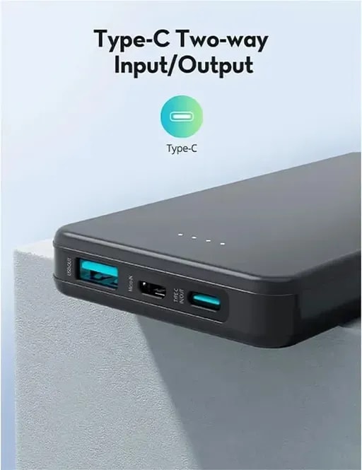 پاوربانک راوپاور مدل RP-PB1215 PD Pioneer ظرفیت ۱۰۰۰۰ میلی‌آمپر-3