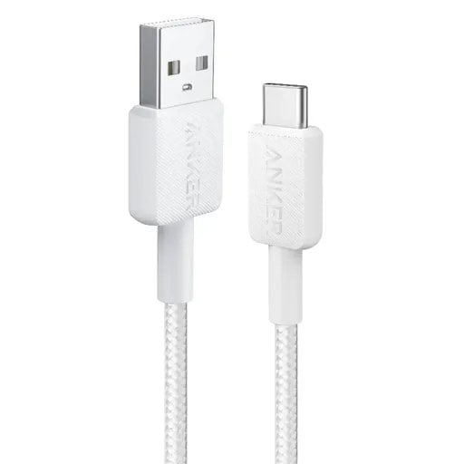 کابل شارژ کنفی USB-A به USB-C انکر مدل A81H5-1