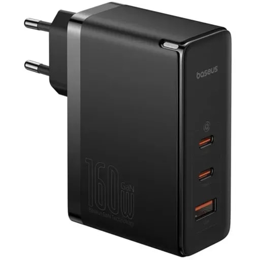 شارژر دیواری 160 وات باسئوس مدل GaN5 Pro-3