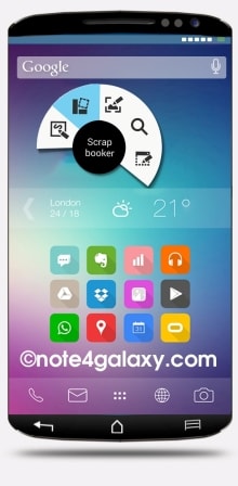 مشخصات صفحه نمایش گلکسی نوت 4 را ببینید