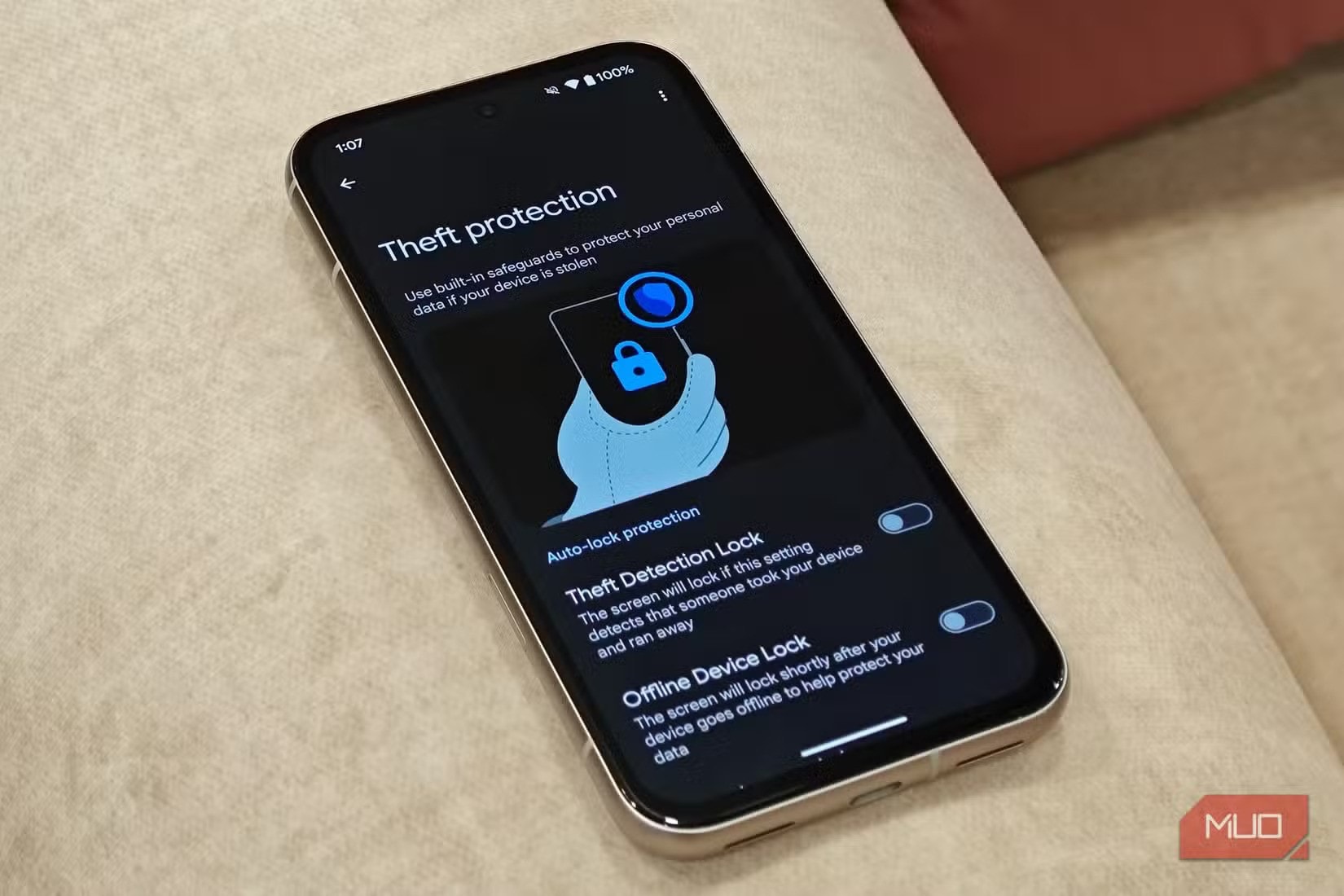 قفل تشخیص سرقت