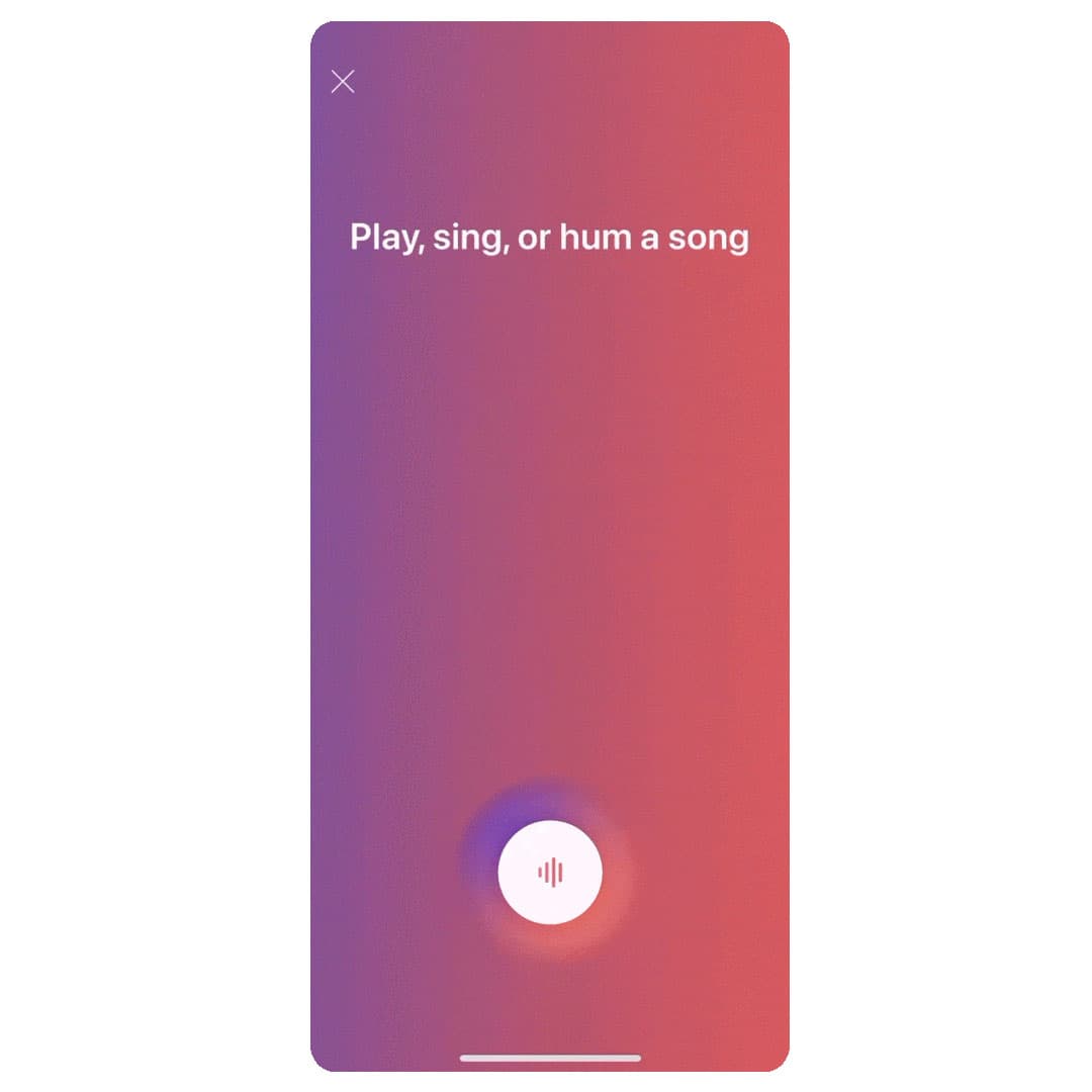 زمزمه کردن برای پیدا کردن موزیک مورد نظر