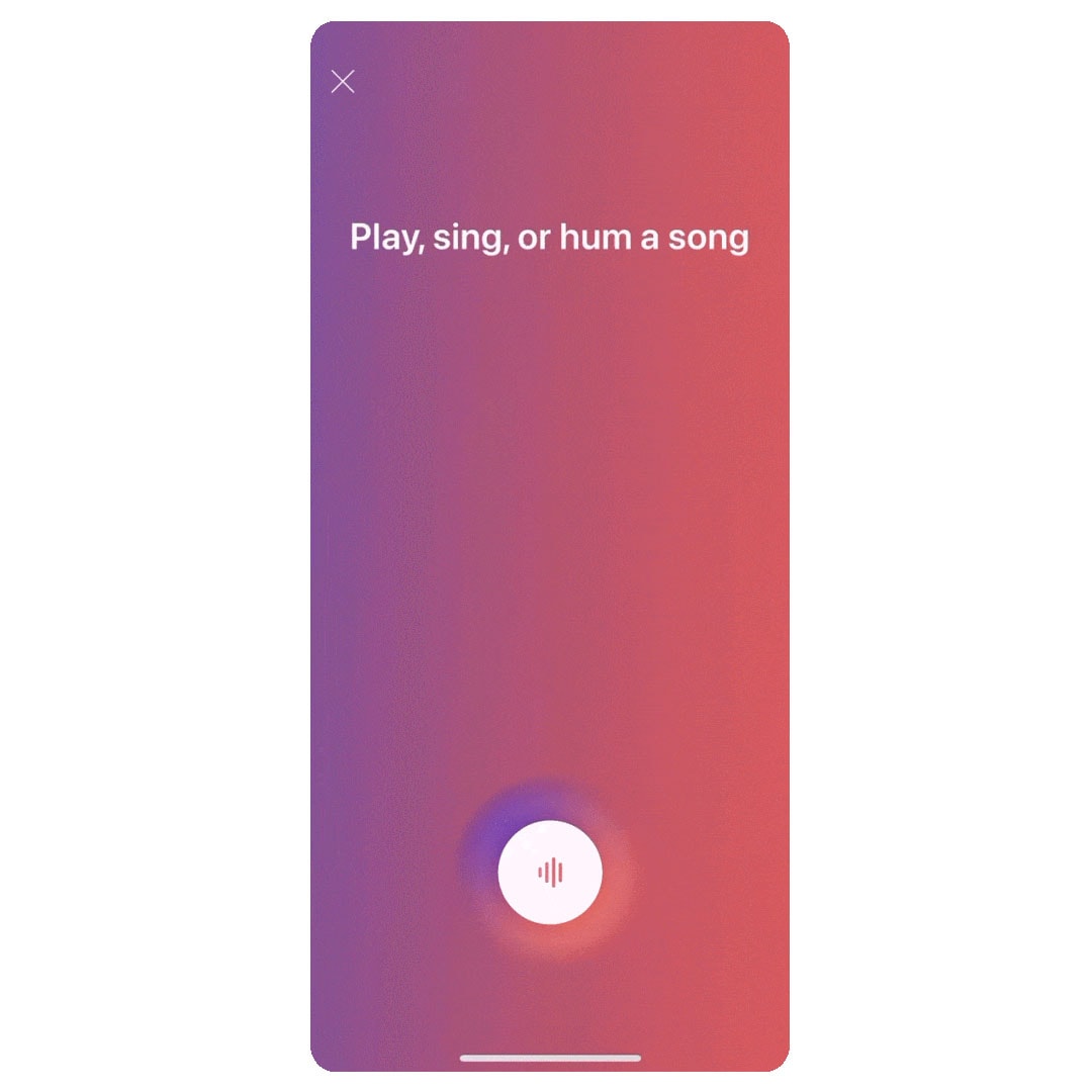 زمزمه کردن برای پیدا کردن موزیک مورد نظر